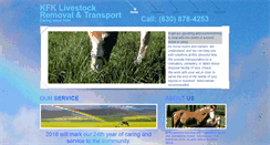 Desktop Screenshot of kfklivestockremoval.com