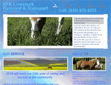 Tablet Screenshot of kfklivestockremoval.com